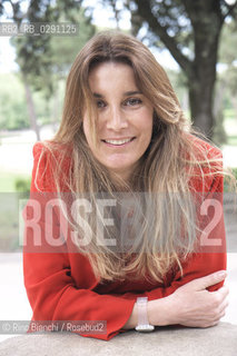Rome April 28,2014..Valeria De Luca, a graduate in philosophy and law and became a lawyer, he made his debut in fiction with his novel Respira/Valeria De Luca, laureata in filosofia e giurisprudenza, avvocato, esordisce nella narrativa con il romanzo Respira..Photo: RINO BIANCHI ©Rino Bianchi/Rosebud2