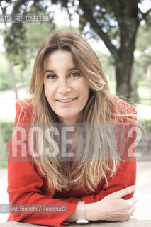 Rome April 28,2014..Valeria De Luca, a graduate in philosophy and law and became a lawyer, he made his debut in fiction with his novel Respira/Valeria De Luca, laureata in filosofia e giurisprudenza, avvocato, esordisce nella narrativa con il romanzo Respira..Photo: RINO BIANCHI ©Rino Bianchi/Rosebud2