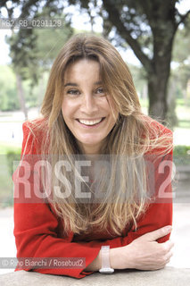 Rome April 28,2014..Valeria De Luca, a graduate in philosophy and law and became a lawyer, he made his debut in fiction with his novel Respira/Valeria De Luca, laureata in filosofia e giurisprudenza, avvocato, esordisce nella narrativa con il romanzo Respira..Photo: RINO BIANCHI ©Rino Bianchi/Rosebud2