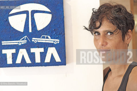 Rome May 6, 2014..Gabriella Kuruvilla, writer and painter, photographed in Rome/Gabriella Kuruvilla, scrittrice e pittrice, fotografata a Roma..Photo: RINO BIANCHI ©Rino Bianchi/Rosebud2