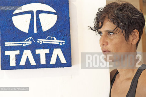 Rome May 6, 2014..Gabriella Kuruvilla, writer and painter, photographed in Rome/Gabriella Kuruvilla, scrittrice e pittrice, fotografata a Roma..Photo: RINO BIANCHI ©Rino Bianchi/Rosebud2