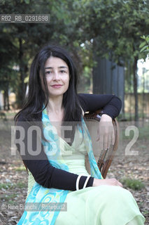 Rome May 10, 2014..Francesca Bellino, journalist and writer, photographed in Rome in the Park of Villa Celimontana/Francesca Bellino, giornalista e scrittrice, fotografata a Roma nel Parco di Villa Celimontana..Photo: RINO BIANCHI ©Rino Bianchi/Rosebud2