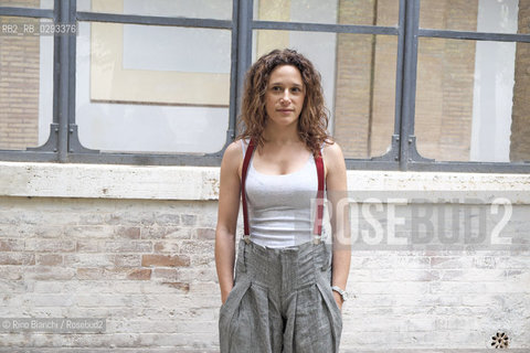 Rome June 25, 2014..Valeria Parrella, writer, screenwriter, journalist, photographed in Rome/Valeria Parrella, scrittrice, sceneggiatrice, giornalista, fotografata a Roma..Photo: RINO BIANCHI ©Rino Bianchi/Rosebud2
