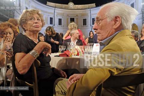 Rome Juillet 3, 2014..Premio Strega 2014 Edition 68. Luciana Castellina with Angelo Guglielmi../Premio Strega 2014 edizione 68.Luciana Castellina con Angelo Gugliemi..Photo: RINO BIANCHI ©Rino Bianchi/Rosebud2