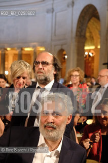 Rome Juillet 3, 2014..Premio Strega 2014 Edition 68.Francesco Piccolo with Paolo repetti../Premio Strega 2014 edizione 68.Francesco Piccolo con Paolo Repetti..Photo: RINO BIANCHI ©Rino Bianchi/Rosebud2