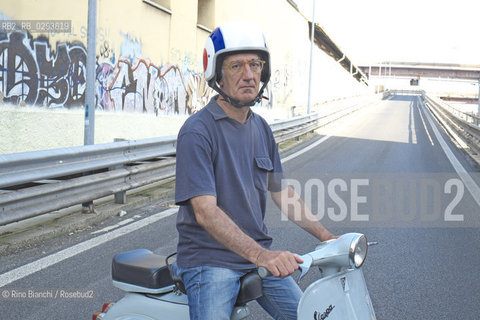 Rome June 28, 2014..Marco Rufus Petrella draughtsman and Illustrator of comics photographed in Rome Pigneto district/Marco Rufus Petrella disegnatore e illustratore di fumetti fotografato a Roma nel quartiere del Pigneto..Photo: RINO BIANCHI ©Rino Bianchi/Rosebud2