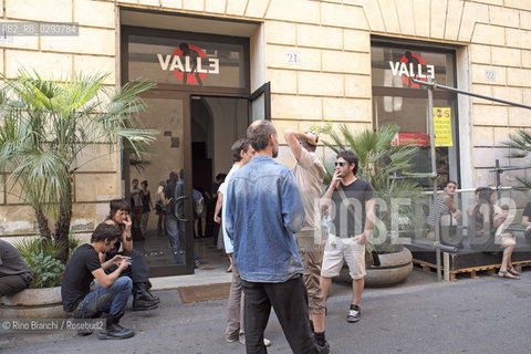 Rome August 11, 2014..The Teatro Valle is vacated after nearly three years of employment/Il Teatro Valle viene sgomberato dopo circa tre anni di occupazione..Photo: RINO BIANCHI ©Rino Bianchi/Rosebud2