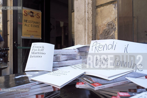 Rome August 11, 2014..The Teatro Valle is vacated after nearly three years of employment/Il Teatro Valle viene sgomberato dopo circa tre anni di occupazione..Photo: RINO BIANCHI ©Rino Bianchi/Rosebud2