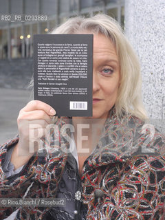 Rome December 5, 2010..Karin Alvtegen, among the most popular Scandinavian writers, photographed in Rome on the occasion of the presentation of his novel/Karin Alvtegen, tra le più apprezzate scrittrici scandinave, fotografata a Roma in occasione della presentazione del suo romanzo. .Photo: RINO BIANCHI ©Rino Bianchi/Rosebud2