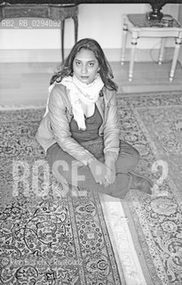 Rome April 27, 2013..Bina Shah, photographed in Rome, Pakistani journalist and writer of fiction in English, author of four novels and two collections of short stories..Bina Shah, fotografata a Roma, giornalista e scrittrice pakistana di narrativa in lingua inglese, autrice di quattro romanzi e di due raccolte di racconti. .Photo: RINO BIANCHI ©Rino Bianchi/Rosebud2