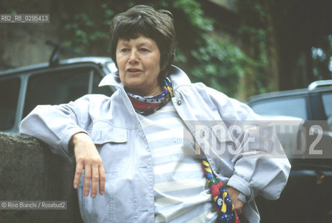 Roma 22 giugno 1994..Luce Irigaray, filosofa e saggista..Foto : Rino Bianchi ©Rino Bianchi/Rosebud2