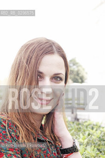 Rome, December 6 2014..Marina Achmedova, photographed in Rome, the Russian journalist and writer, author of Krokodil, where he speaks of desomorphine novel, synthetic drug from the devastating effects/Marina Achmedova, fotografata a Roma, giornalista e scrittrice russa, autrice di Krokodil, romanzo dove parla della desomorfina, droga sintetica dagli effetti devastanti..Photo: RINO BIANCHI ©Rino Bianchi/Rosebud2
