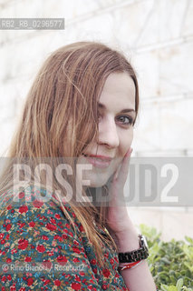 Rome, December 6 2014..Marina Achmedova, photographed in Rome, the Russian journalist and writer, author of Krokodil, where he speaks of desomorphine novel, synthetic drug from the devastating effects/Marina Achmedova, fotografata a Roma, giornalista e scrittrice russa, autrice di Krokodil, romanzo dove parla della desomorfina, droga sintetica dagli effetti devastanti..Photo: RINO BIANCHI ©Rino Bianchi/Rosebud2