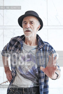 Rome, December 8 2014..Marcello Baraghini, photographed in Rome, editor and star of battles for civil rights, is the editorial director of Stampa Alternativa/Nuovi Equilibri/Marcello Baraghini, fotografato a Roma, editore e protagonista di battaglie per i diritti civili, è direttore editoriale di Stampa Alternativa/Nuovi Equilibri..Photo: RINO BIANCHI ©Rino Bianchi/Rosebud2