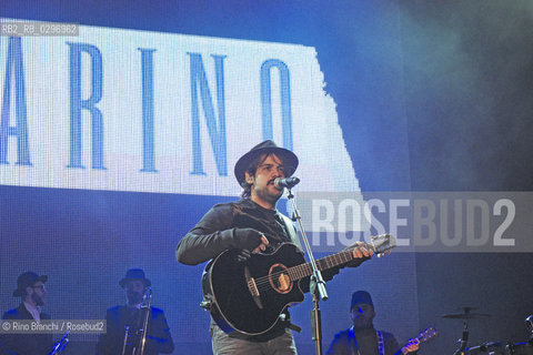 Rome December 31, 2014..Alessandro Mannarino, songwriter, with the band during the New Years concert at the Circo Massimo in Rome/Alessandro Mannarino, cantautore, con la band durante il concerto di Capodanno al Circo Massimo a Roma..Photo: RINO BIANCHI ©Rino Bianchi/Rosebud2