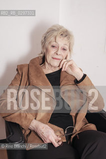 Rome January 29, 2015..Dasa Drndic, photographed in Rome, Croatian writer and playwright is the author of the novel Trieste/Dasa Drndic, fotografata a Roma, scrittrice e drammaturga croata è autrice del romanzo Trieste..Photo: RINO BIANCHI ©Rino Bianchi/Rosebud2
