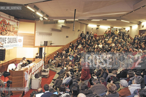 Rome, February 4, 2015..Naomi Klein, journalist, writer and activist Canadian, photographed in Rome in the center Spin Time Labs at the presentation of the book Una rivoluzione ci salverà/Naomi Klein, giornalista, scrittrice e attivista canadese, fotografata a Roma nel centro Spin Time Labs in occasione della presentazione del libro Una rivoluzione ci salverà..Photo: RINO BIANCHI ©Rino Bianchi/Rosebud2
