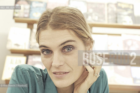 Rome February 5, 2015..Claudia Zanella, photographed in Rome within the library Fandango, actress and writer newcomer with Tu e nessunaltra/Claudia Zanella, fotografata a Roma allinterno della libreria Fandango, attrice e scrittrice esordiente con Tu e nessunaltra..Photo: RINO BIANCHI ©Rino Bianchi/Rosebud2