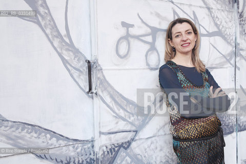 Rome February 20, 2015..Chiara Mezzalama, writer, photographed in Rome in Trastevere district/Chiara Mezzalama, scrittrice, fotografata a Roma nel quartiere Trastevere..Photo: RINO BIANCHI ©Rino Bianchi/Rosebud2