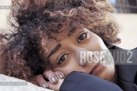 Rome February 18, 2015..Gamey Guilavogui Malatesta, actress, photographed in Rome in the park of Villa Celimontana/Gamey Guilavogui Malatesta, attrice, fotografata a Roma nel parco di Villa Celimontana..Photo: RINO BIANCHI ©Rino Bianchi/Rosebud2