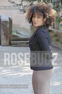 Rome February 18, 2015..Gamey Guilavogui Malatesta, actress, photographed in Rome in the park of Villa Celimontana/Gamey Guilavogui Malatesta, attrice, fotografata a Roma nel parco di Villa Celimontana..Photo: RINO BIANCHI ©Rino Bianchi/Rosebud2