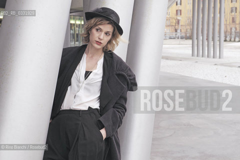 Rome March 4, 2015..Alice Torriani, actress and writer, photographed in Rome in the spaces of the MAXXI/Alice Torriani, attrice e scrittrice, fotografata a Roma negli spazi del MAXXI..Photo: RINO BIANCHI ©Rino Bianchi/Rosebud2