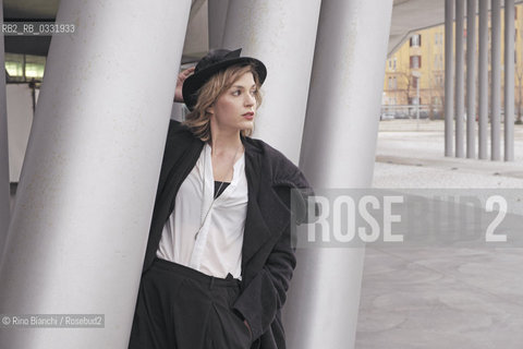 Rome March 4, 2015..Alice Torriani, actress and writer, photographed in Rome in the spaces of the MAXXI/Alice Torriani, attrice e scrittrice, fotografata a Roma negli spazi del MAXXI..Photo: RINO BIANCHI ©Rino Bianchi/Rosebud2