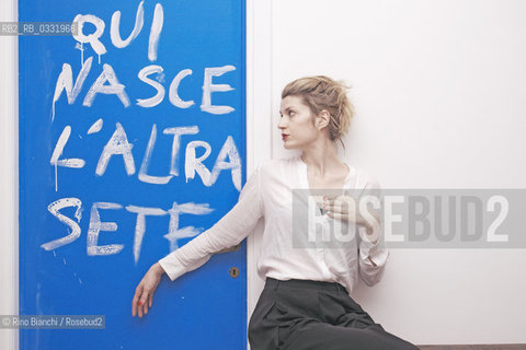 Rome March 4, 2015..Alice Torriani, actress and writer, photographed in his home in Rome/Alice Torriani, attrice e scrittrice, fotografata a Roma nella sua abitazione..Photo: RINO BIANCHI ©Rino Bianchi/Rosebud2