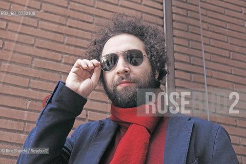 Rome March 14, 2015..Giampiero Calapà, journalist and essayist, author of Mafia Capital, photographed in Rome/Giampiero Calapà, giornalista e saggista autore di Mafia Capitale, fotografato a Roma..Photo: RINO BIANCHI ©Rino Bianchi/Rosebud2