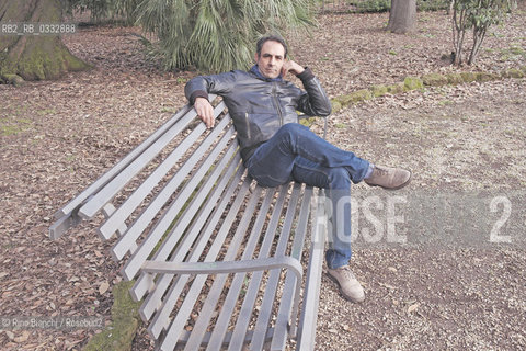 Rome March 23, 2015..Ahmed Hafiene, photographed in Rome in the park of Villa Celimontana, actor of Tunisian origin, David di Donatello Award for Best Actor for La giusta distanza (2007) by Carlo Mazzacurati/Ahmed Hafiene, fotografato a Roma nel parco di Villa Celimontana, attore di origine tunisina, premio David di Donatello come migliore attore per La giusta distanza (2007) di Carlo Mazzacurati..Photo: RINO BIANCHI ©Rino Bianchi/Rosebud2