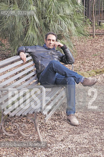 Rome March 23, 2015..Ahmed Hafiene, photographed in Rome in the park of Villa Celimontana, actor of Tunisian origin, David di Donatello Award for Best Actor for La giusta distanza (2007) by Carlo Mazzacurati/Ahmed Hafiene, fotografato a Roma nel parco di Villa Celimontana, attore di origine tunisina, premio David di Donatello come migliore attore per La giusta distanza (2007) di Carlo Mazzacurati..Photo: RINO BIANCHI ©Rino Bianchi/Rosebud2