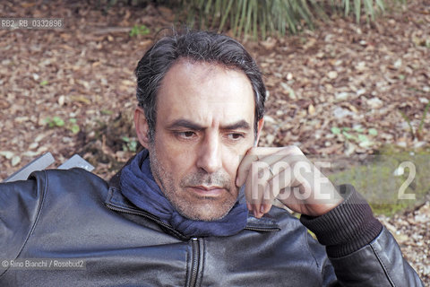 Rome March 23, 2015..Ahmed Hafiene, photographed in Rome in the park of Villa Celimontana, actor of Tunisian origin, David di Donatello Award for Best Actor for La giusta distanza (2007) by Carlo Mazzacurati/Ahmed Hafiene, fotografato a Roma nel parco di Villa Celimontana, attore di origine tunisina, premio David di Donatello come migliore attore per La giusta distanza (2007) di Carlo Mazzacurati..Photo: RINO BIANCHI ©Rino Bianchi/Rosebud2