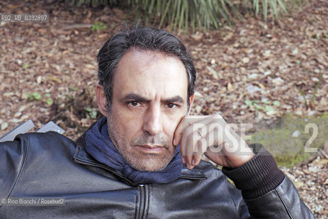 Rome March 23, 2015..Ahmed Hafiene, photographed in Rome in the park of Villa Celimontana, actor of Tunisian origin, David di Donatello Award for Best Actor for La giusta distanza (2007) by Carlo Mazzacurati/Ahmed Hafiene, fotografato a Roma nel parco di Villa Celimontana, attore di origine tunisina, premio David di Donatello come migliore attore per La giusta distanza (2007) di Carlo Mazzacurati..Photo: RINO BIANCHI ©Rino Bianchi/Rosebud2