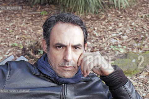 Rome March 23, 2015..Ahmed Hafiene, photographed in Rome in the park of Villa Celimontana, actor of Tunisian origin, David di Donatello Award for Best Actor for La giusta distanza (2007) by Carlo Mazzacurati/Ahmed Hafiene, fotografato a Roma nel parco di Villa Celimontana, attore di origine tunisina, premio David di Donatello come migliore attore per La giusta distanza (2007) di Carlo Mazzacurati..Photo: RINO BIANCHI ©Rino Bianchi/Rosebud2