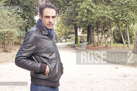 Rome March 23, 2015..Ahmed Hafiene, photographed in Rome in the park of Villa Celimontana, actor of Tunisian origin, David di Donatello Award for Best Actor for La giusta distanza (2007) by Carlo Mazzacurati/Ahmed Hafiene, fotografato a Roma nel parco di Villa Celimontana, attore di origine tunisina, premio David di Donatello come migliore attore per La giusta distanza (2007) di Carlo Mazzacurati..Photo: RINO BIANCHI ©Rino Bianchi/Rosebud2