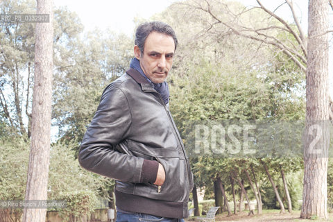 Rome March 23, 2015..Ahmed Hafiene, photographed in Rome in the park of Villa Celimontana, actor of Tunisian origin, David di Donatello Award for Best Actor for La giusta distanza (2007) by Carlo Mazzacurati/Ahmed Hafiene, fotografato a Roma nel parco di Villa Celimontana, attore di origine tunisina, premio David di Donatello come migliore attore per La giusta distanza (2007) di Carlo Mazzacurati..Photo: RINO BIANCHI ©Rino Bianchi/Rosebud2