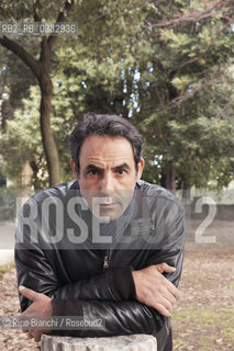 Rome March 23, 2015..Ahmed Hafiene, photographed in Rome in the park of Villa Celimontana, actor of Tunisian origin, David di Donatello Award for Best Actor for La giusta distanza (2007) by Carlo Mazzacurati/Ahmed Hafiene, fotografato a Roma nel parco di Villa Celimontana, attore di origine tunisina, premio David di Donatello come migliore attore per La giusta distanza (2007) di Carlo Mazzacurati..Photo: RINO BIANCHI ©Rino Bianchi/Rosebud2