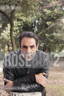 Rome March 23, 2015..Ahmed Hafiene, photographed in Rome in the park of Villa Celimontana, actor of Tunisian origin, David di Donatello Award for Best Actor for La giusta distanza (2007) by Carlo Mazzacurati/Ahmed Hafiene, fotografato a Roma nel parco di Villa Celimontana, attore di origine tunisina, premio David di Donatello come migliore attore per La giusta distanza (2007) di Carlo Mazzacurati..Photo: RINO BIANCHI ©Rino Bianchi/Rosebud2