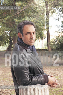 Rome March 23, 2015..Ahmed Hafiene, photographed in Rome in the park of Villa Celimontana, actor of Tunisian origin, David di Donatello Award for Best Actor for La giusta distanza (2007) by Carlo Mazzacurati/Ahmed Hafiene, fotografato a Roma nel parco di Villa Celimontana, attore di origine tunisina, premio David di Donatello come migliore attore per La giusta distanza (2007) di Carlo Mazzacurati..Photo: RINO BIANCHI ©Rino Bianchi/Rosebud2