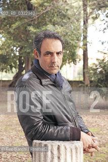 Rome March 23, 2015..Ahmed Hafiene, photographed in Rome in the park of Villa Celimontana, actor of Tunisian origin, David di Donatello Award for Best Actor for La giusta distanza (2007) by Carlo Mazzacurati/Ahmed Hafiene, fotografato a Roma nel parco di Villa Celimontana, attore di origine tunisina, premio David di Donatello come migliore attore per La giusta distanza (2007) di Carlo Mazzacurati..Photo: RINO BIANCHI ©Rino Bianchi/Rosebud2