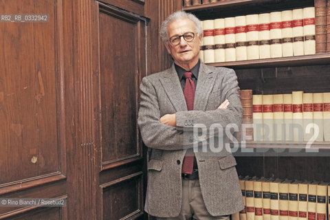 Rome March 25, 2015..Paolo Fabbri, photographed in Rome, semiotician and essayist/Paolo Fabbri, fotografato a Roma, semiologo e saggista..Photo: RINO BIANCHI ©Rino Bianchi/Rosebud2