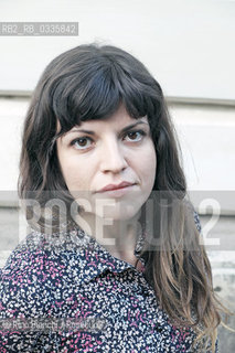 Rome May 25, 2015..Isabella Pedicini, historian, scholar of photography, blogger and writer, photographed in Rome in the park of Villa Celimontana. For the publishing house Contrasto published an essay titled Francesca Woodman. The Roman years between skin and film and for eitore Fazi Recipes humoral/Isabella Pedicini,  storica dellarte, studiosa della fotografia, blogger e scrittrice, fotografata a Roma nel parco di Villa Celimontana. Per la casa editrice Contrasto ha pubblicato un saggio dal titolo Francesca Woodman. Gli anni romani tra pelle e pellicola e per leitore Fazi Ricette umorali. .Photo: RINO BIANCHI ©Rino Bianchi/Rosebud2