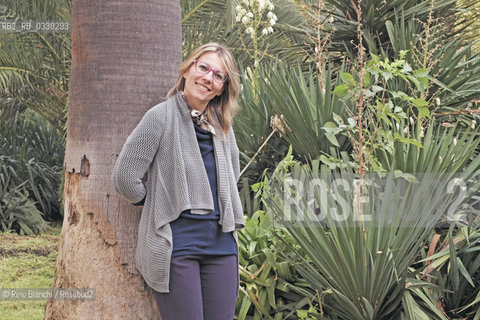 Rome October 1, 2015..Sara Rattaro, writer and novelist, winner of the Premio Bancarella 2015, photographed in Rome in the garden of the Istituto centrale della patologia del libro/Sara Rattaro, scrittrice e romanziera, vincitrice del Premio Bancarella 2015, fotografata a Roma nel giardino dellIstituto centrale della patologia del libro..Photo: RINO BIANCHI ©Rino Bianchi/Rosebud2