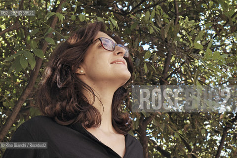 Fondi October 4, 2015..Carmen Gallo, poet, photographed in Fondi/Carmen Gallo, poetessa, fotografata a Fondi..Photo: RINO BIANCHI ©Rino Bianchi/Rosebud2