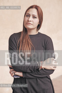 Fondi October 4, 2015..Melania Panico, poet, photographed in Fondi/Melania Panico, poetessa, fotografata a Fondi..Photo: RINO BIANCHI ©Rino Bianchi/Rosebud2