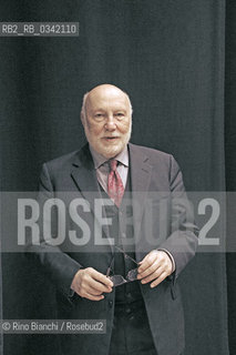 Perugia November 18, 2015..Domenico De Masi, a sociologist and essayist, photographed in Perugia in Teatro della Sapienza Onaosi/Domenico De Masi, sociologo e saggista, fotografato a Perugia nel Teatro della Sapienza Onaosi..Photo: RINO BIANCHI ©Rino Bianchi/Rosebud2