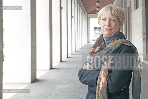 Rome December 6, 2015..Ginevra Bompiani, photographed in Rome, writer, editor, translator and essayist and university professor. Daughter of Valentino Bompiani, for whose publishing house designed the series of fantasy literature Pesanervi. He founded in 2002 by Roberta Einaudi (nephew of Giulio Einaudi), the publisher Nottetempo/Ginevra Bompiani, fotografata a Roma, scrittrice, editrice, traduttrice e saggista e docente universitaria. Figlia di Valentino Bompiani, per la cui casa editrice ideò la collana di letteratura fantastica Pesanervi. ha fondato nel 2002 con Roberta Einaudi (nipote di Giulio Einaudi), la casa editrice Nottetempo..Photo: RINO BIANCHI ©Rino Bianchi/Rosebud2