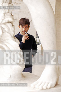 Rome December 8, 2015..Manuele Fior, cartoonist and illustrator Italian, photographed in Rome in the Palazzo della Civiltà Italiana/Manuele Fior, fumettista e illustratore italiano,fotografato a Roma nel Palazzo della Civiltà Italiana..Photo: RINO BIANCHI ©Rino Bianchi/Rosebud2