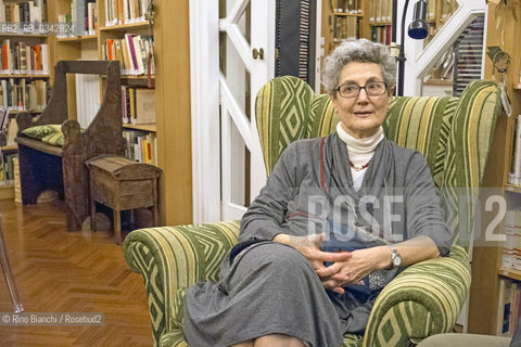 Rome December 14, 2015..Pia Abelli Toti, psychologist and author of the President House Totiana, photographed at the headquarters of Via Ofanto 18 in Rome/Pia Abelli Toti, psicologa e saggista presidente della Casa Totiana, fotografata nella sede dellAssociazione in via Ofanto 18 a Roma..Photo: RINO BIANCHI ©Rino Bianchi/Rosebud2