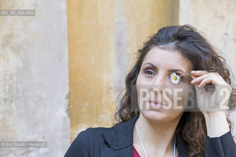 Rome February 1, 2016..Valentina Cebeni, photographed in Rome in the park of Villa Torlonia, writer and passionate stories since childhood, has a great love for cooking, born to rediscover the links with the roots of his family/Valentina Cebeni, fotografata a Roma nel parco di Villa Torlonia, scrittrice e appassionata di storie sin dallinfanzia, ha un grande amore per la cucina, nato proprio per riscoprire i legami con le radici della sua famiglia. .Photo: RINO BIANCHI ©Rino Bianchi/Rosebud2